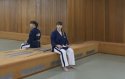 Venesa après un cours de yoseikan budo, dojo Liotard, club : Shung Do Kwan Budo