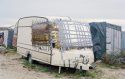 Caravane, zone nord de la jungle de Calais