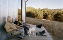 Linda and Michael in front of their house, Libre, Colorado 2011, 60x73 cm